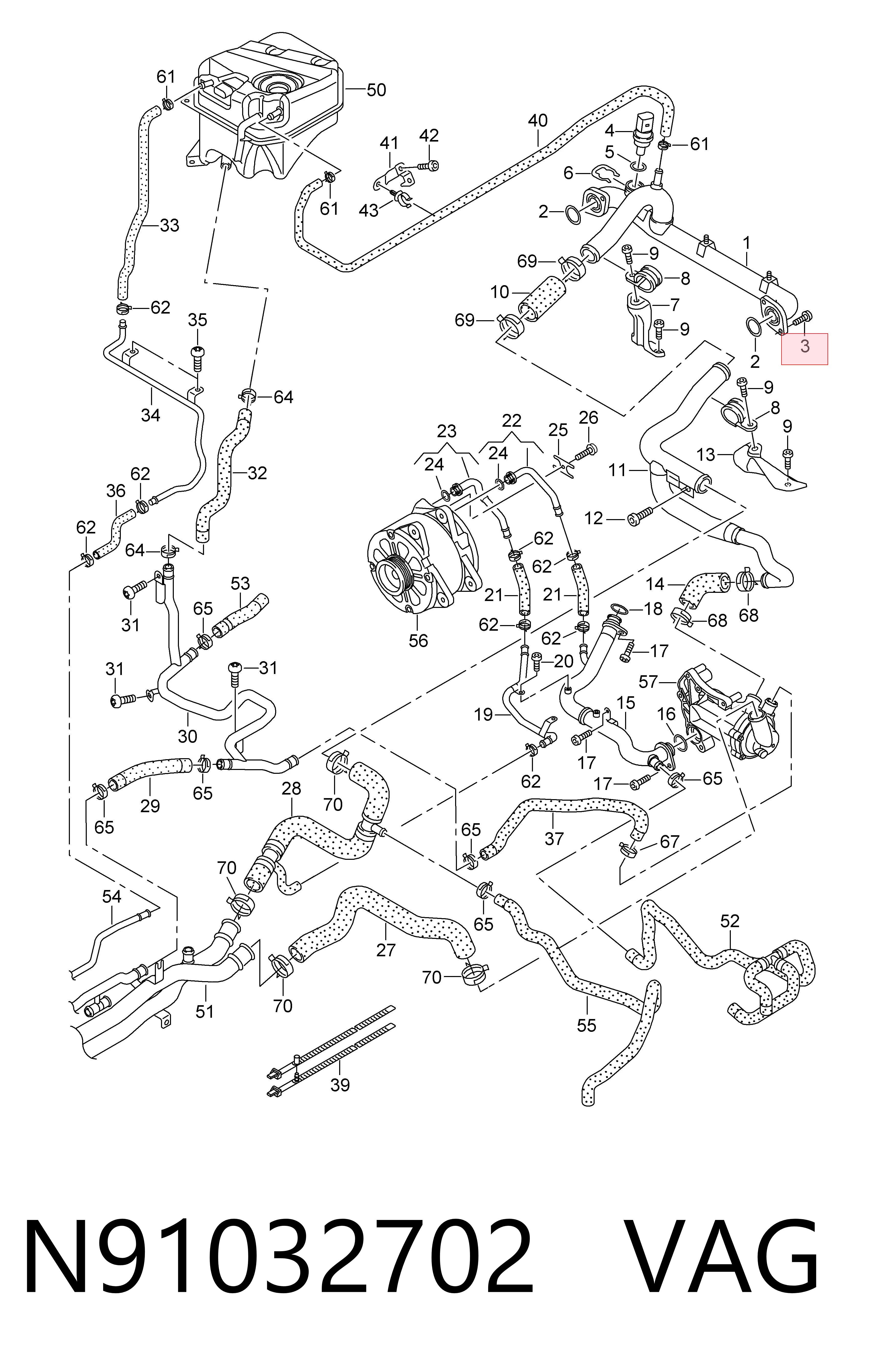  VAG N91032702 preço, a partir de 1,95 USD