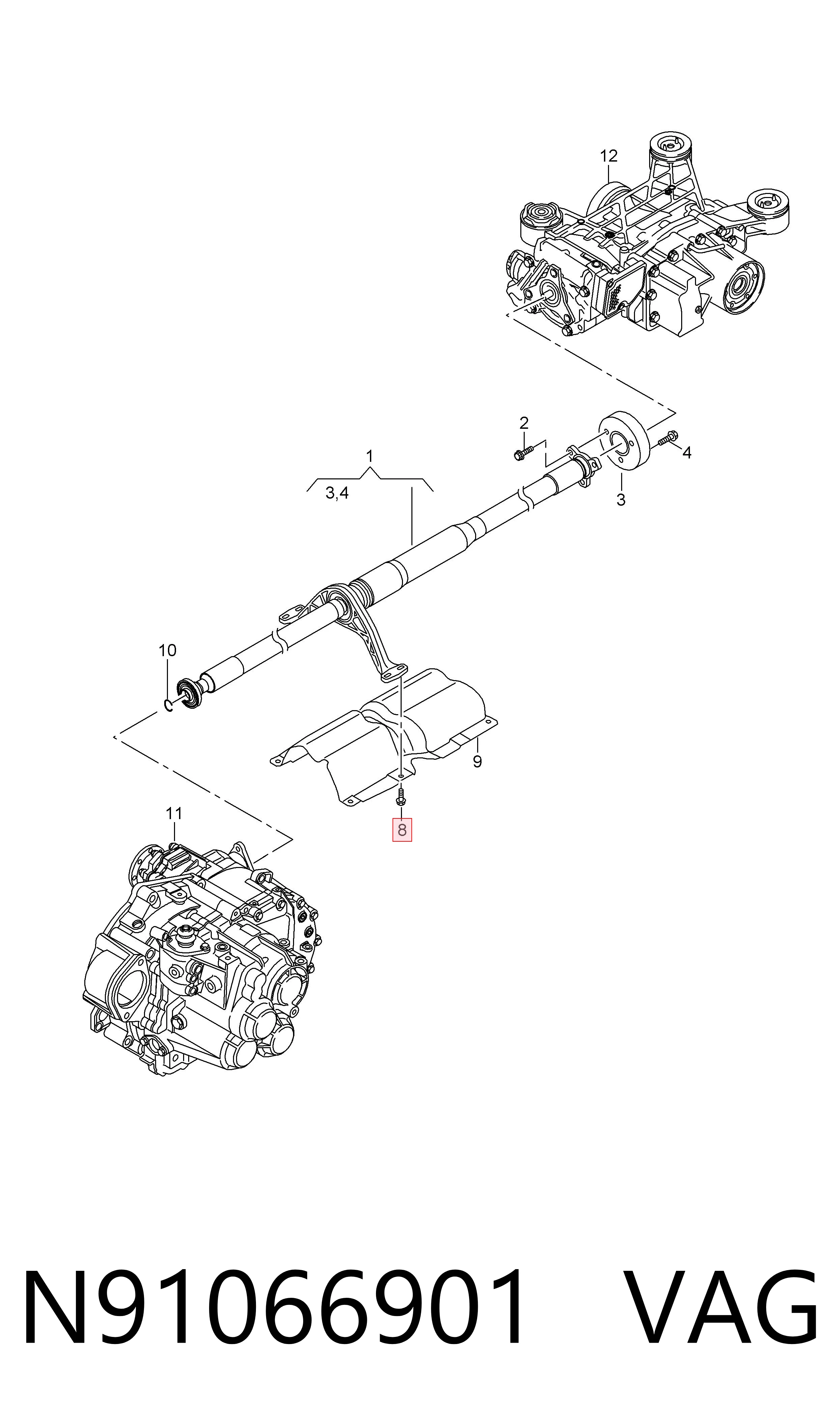  VAG N91066901 preço, a partir de 1,74 USD