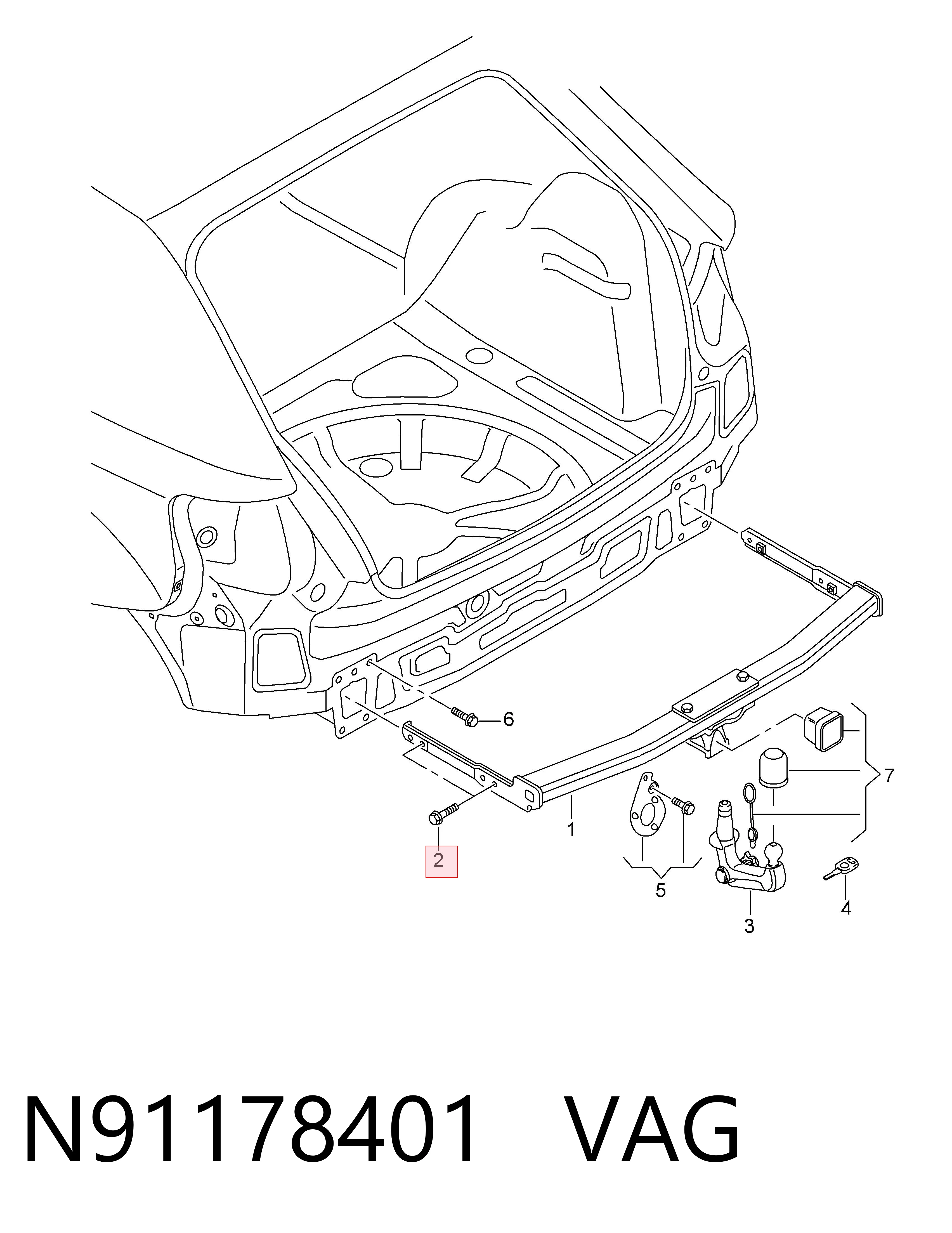 N91178401 VAG Parafuso