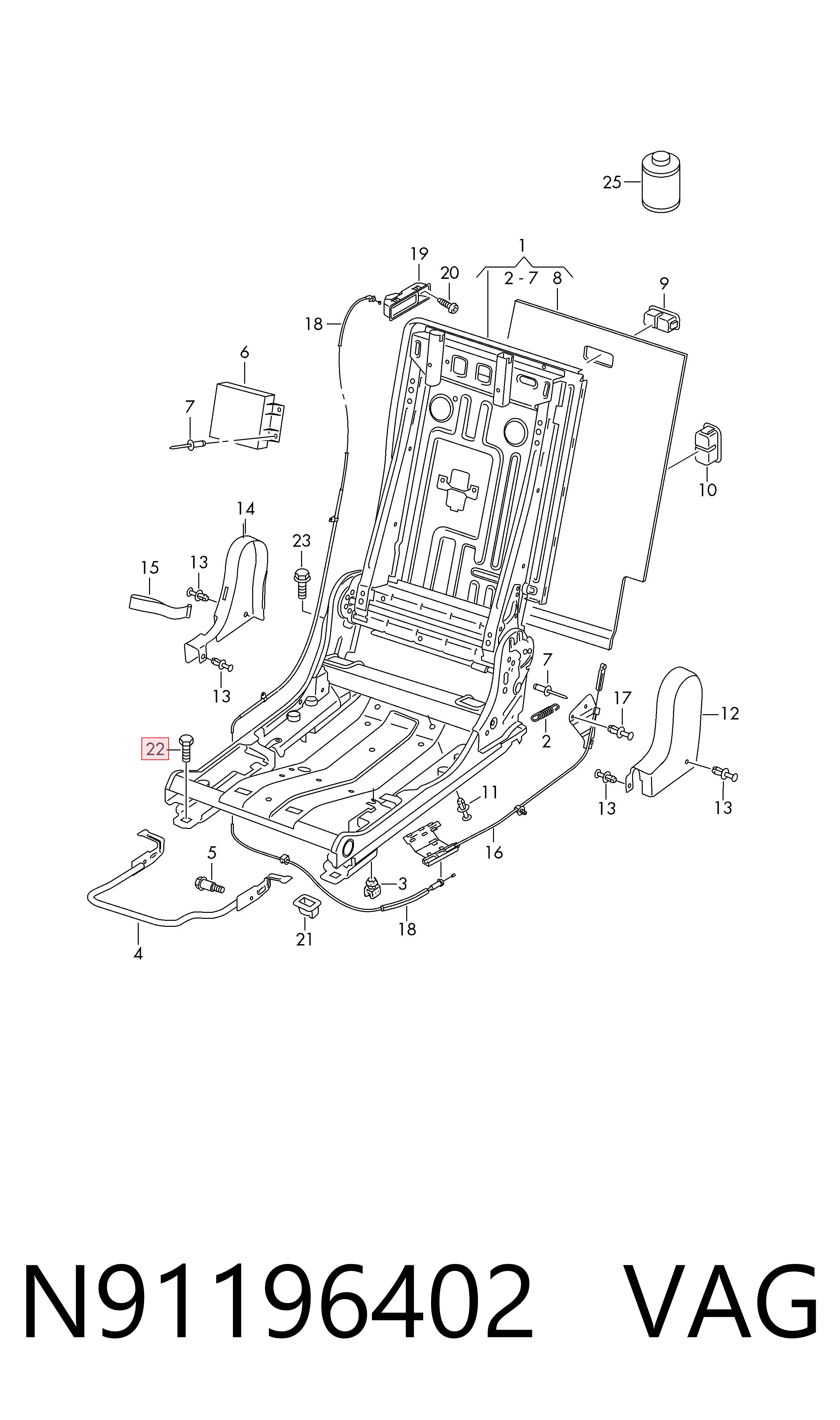  VAG N91196402 preço, a partir de 3,38 USD
