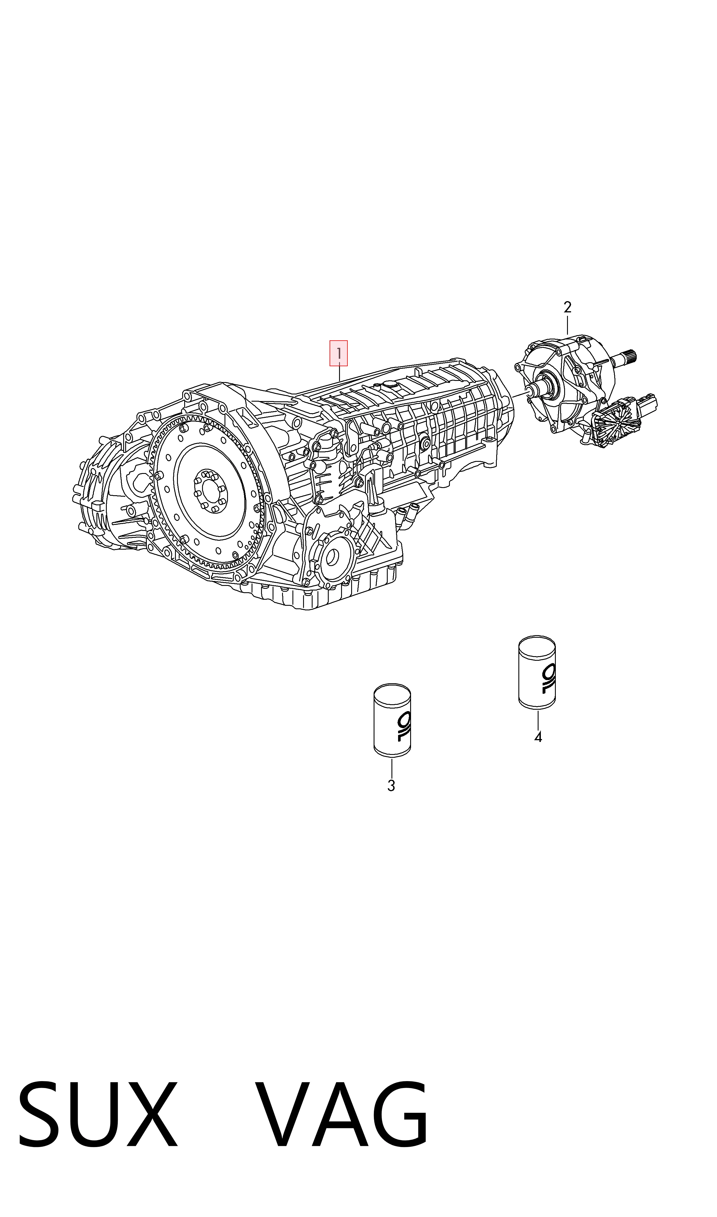 Caixa Automática de Mudança montada para Audi Q5  FYB, FYG