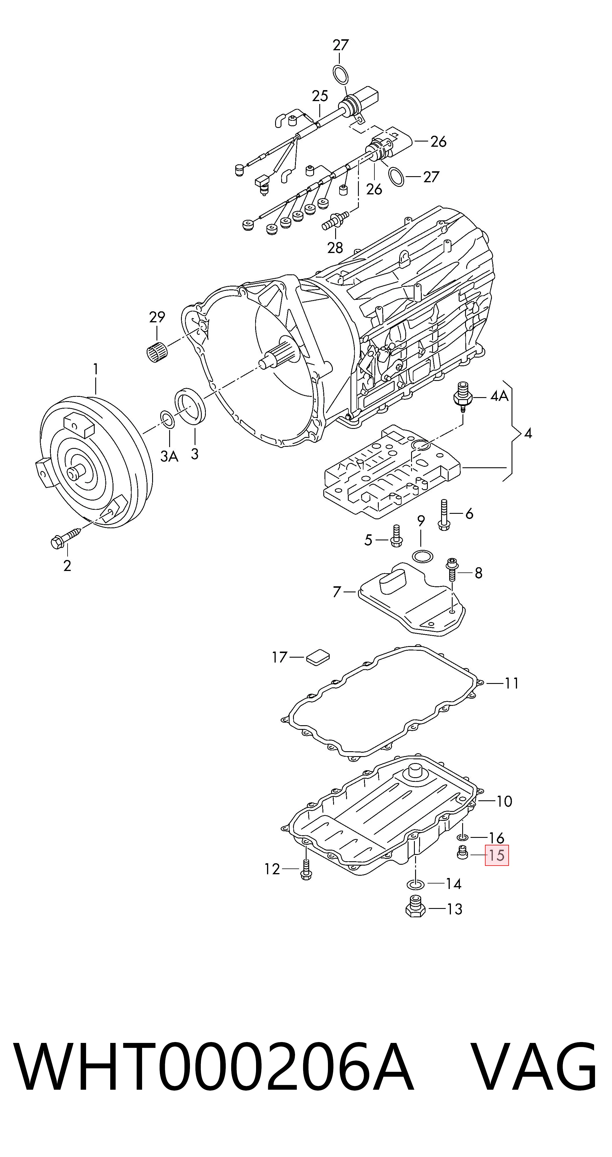 Tampão de panela da Caixa Automática de Mudança VAG WHT000206A preço, a partir de 3,18 USD