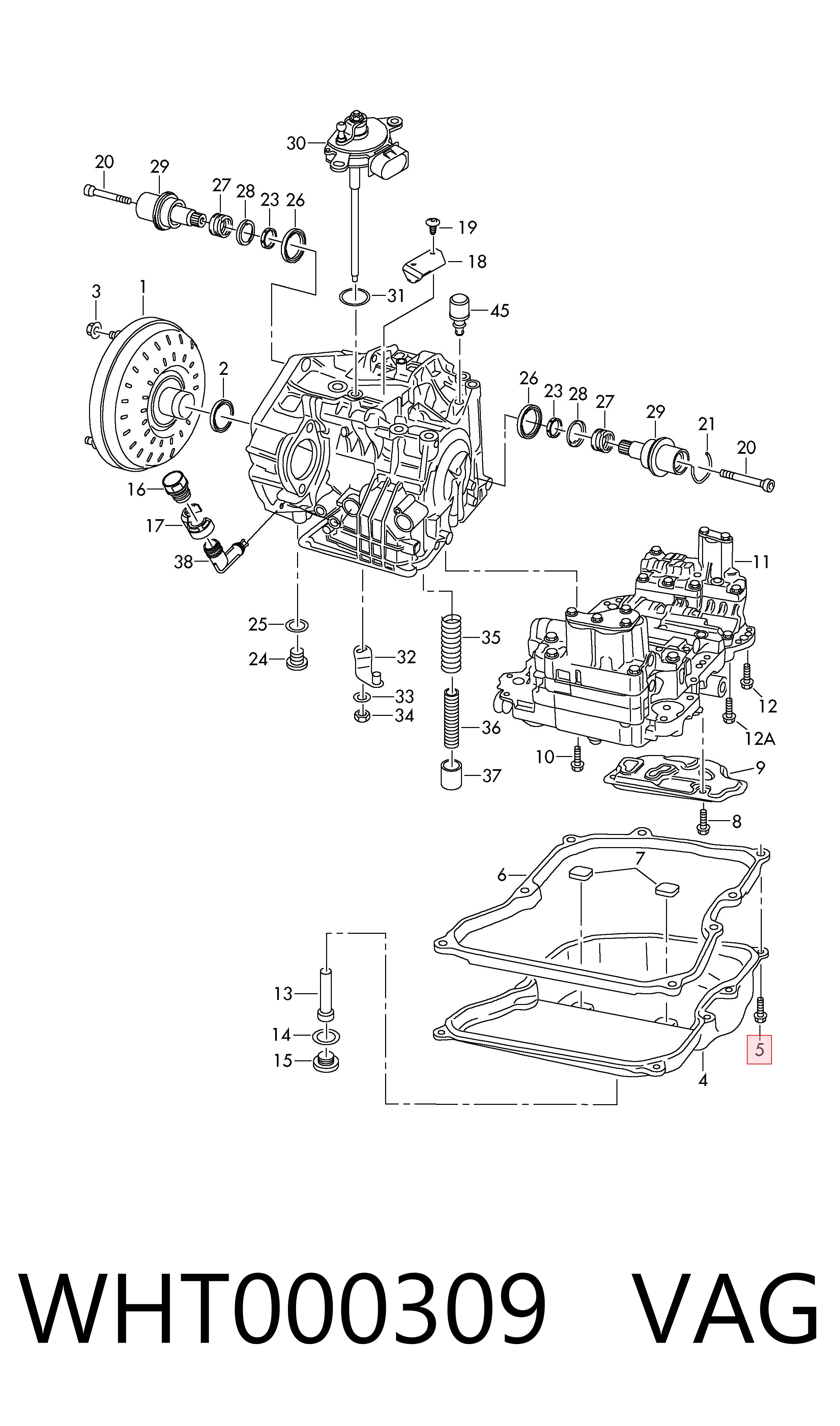 Parafuso de panela de motor VAG WHT000309 preço, a partir de 0,91 USD