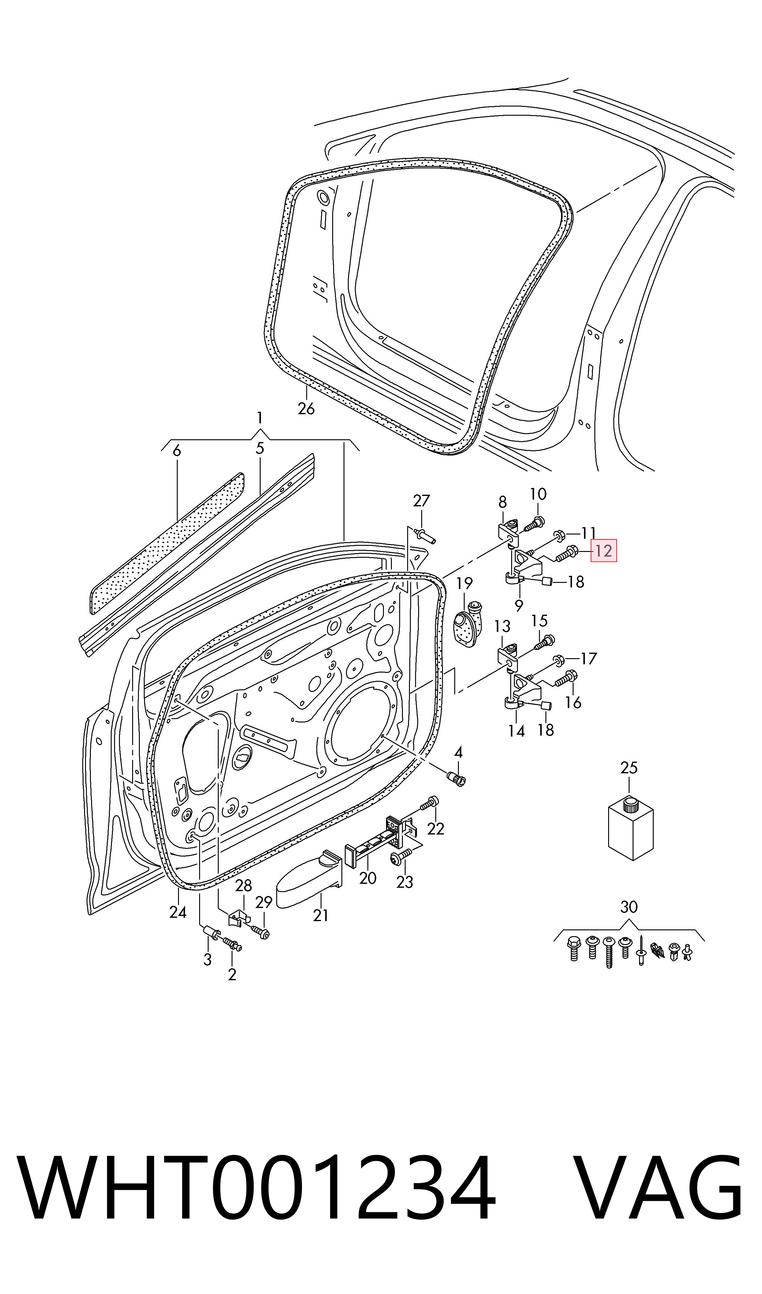 VAG WHT001234 preço, a partir de 1,60 USD