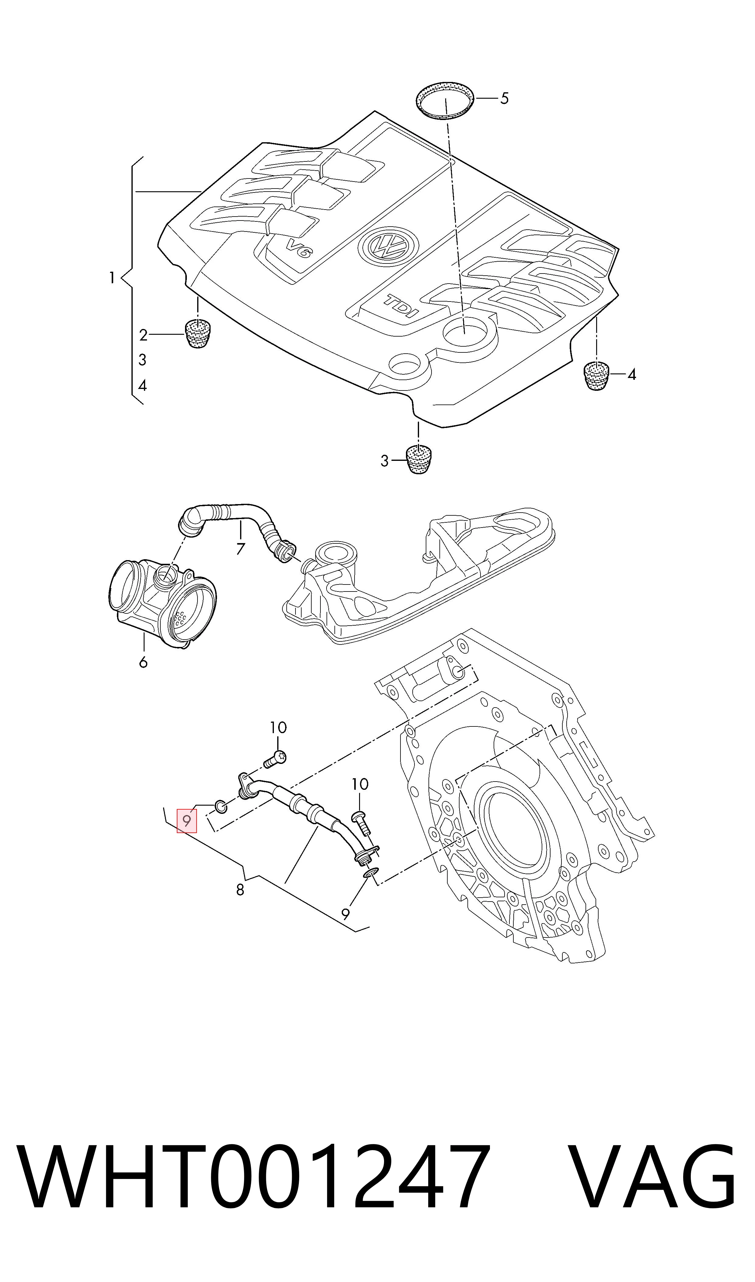 95522279 General Motors Vedante de mangueira de derivação de óleo de turbina