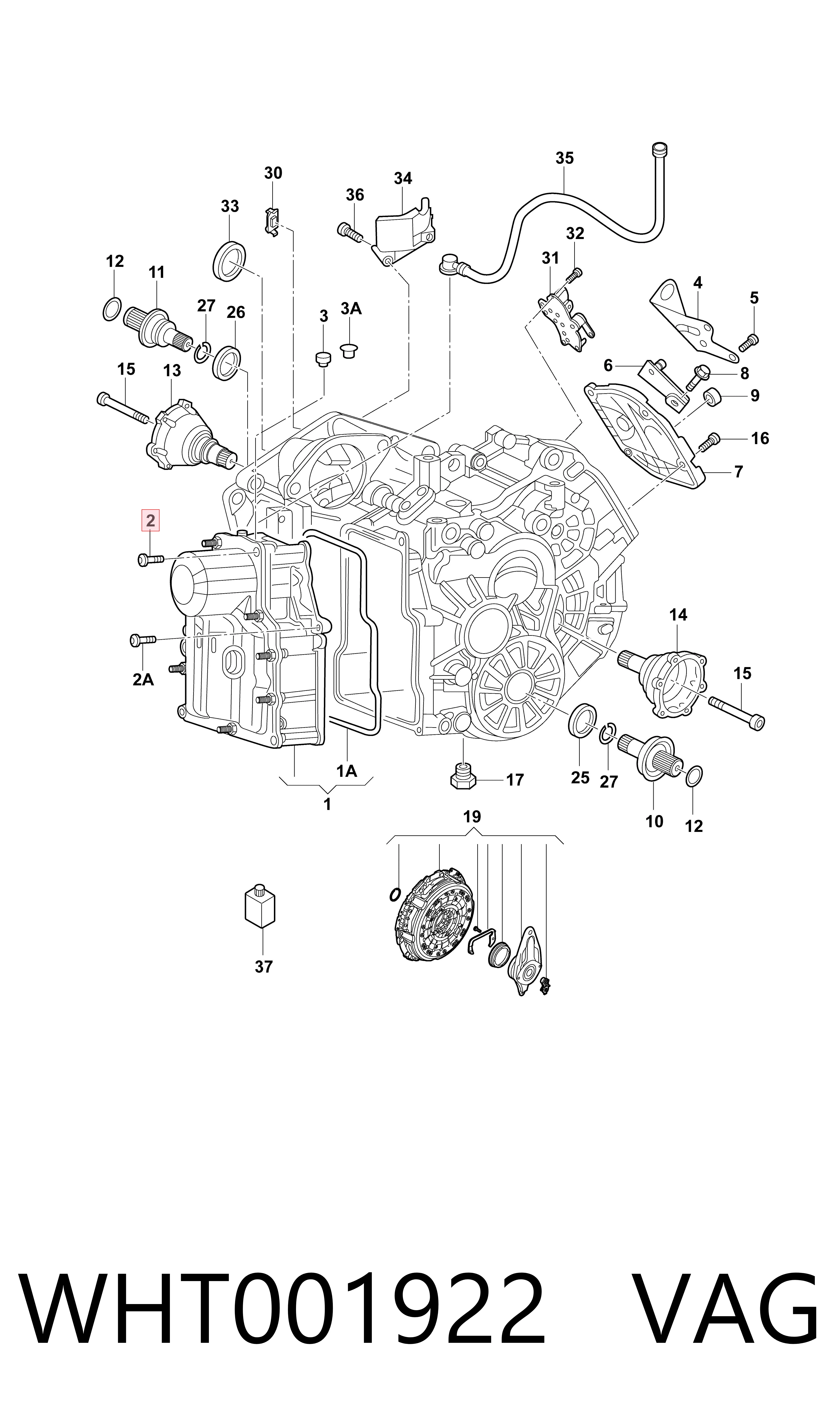 WHT001922 VAG Parafuso