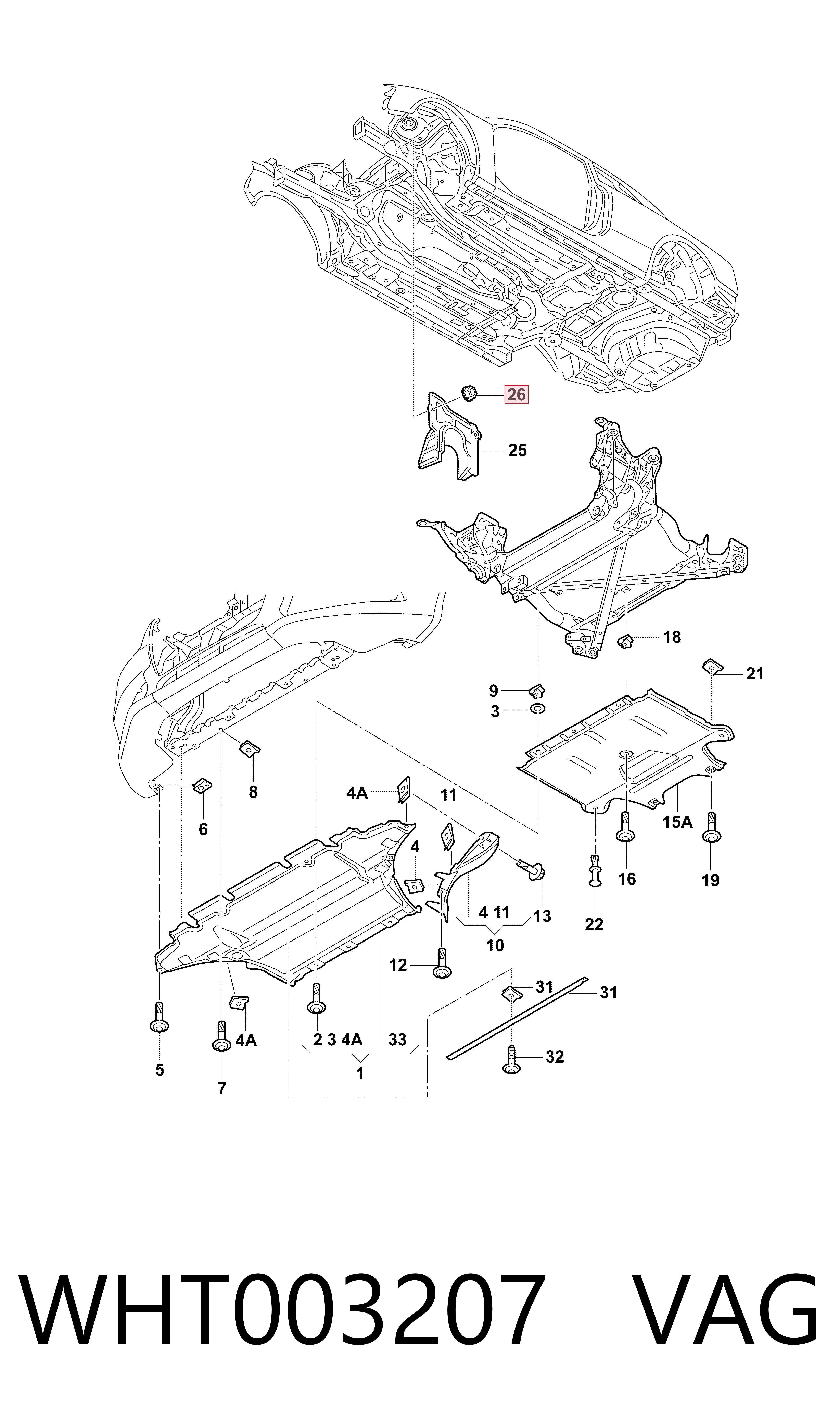 Porca do isolamento acústico da cabine VAG WHT003207 preço, a partir de 3,02 USD