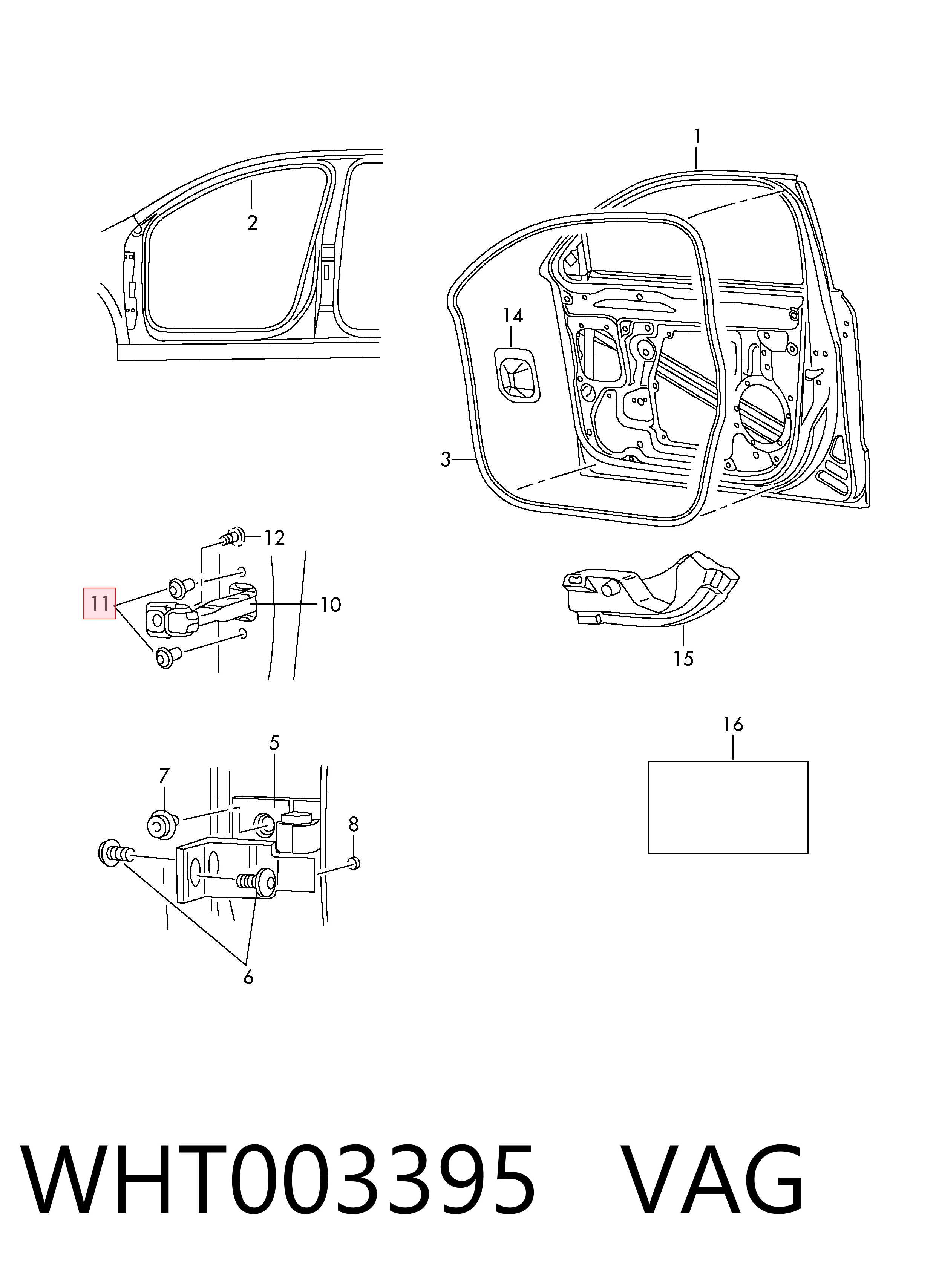  VAG WHT003395 preço, a partir de 3,05 USD