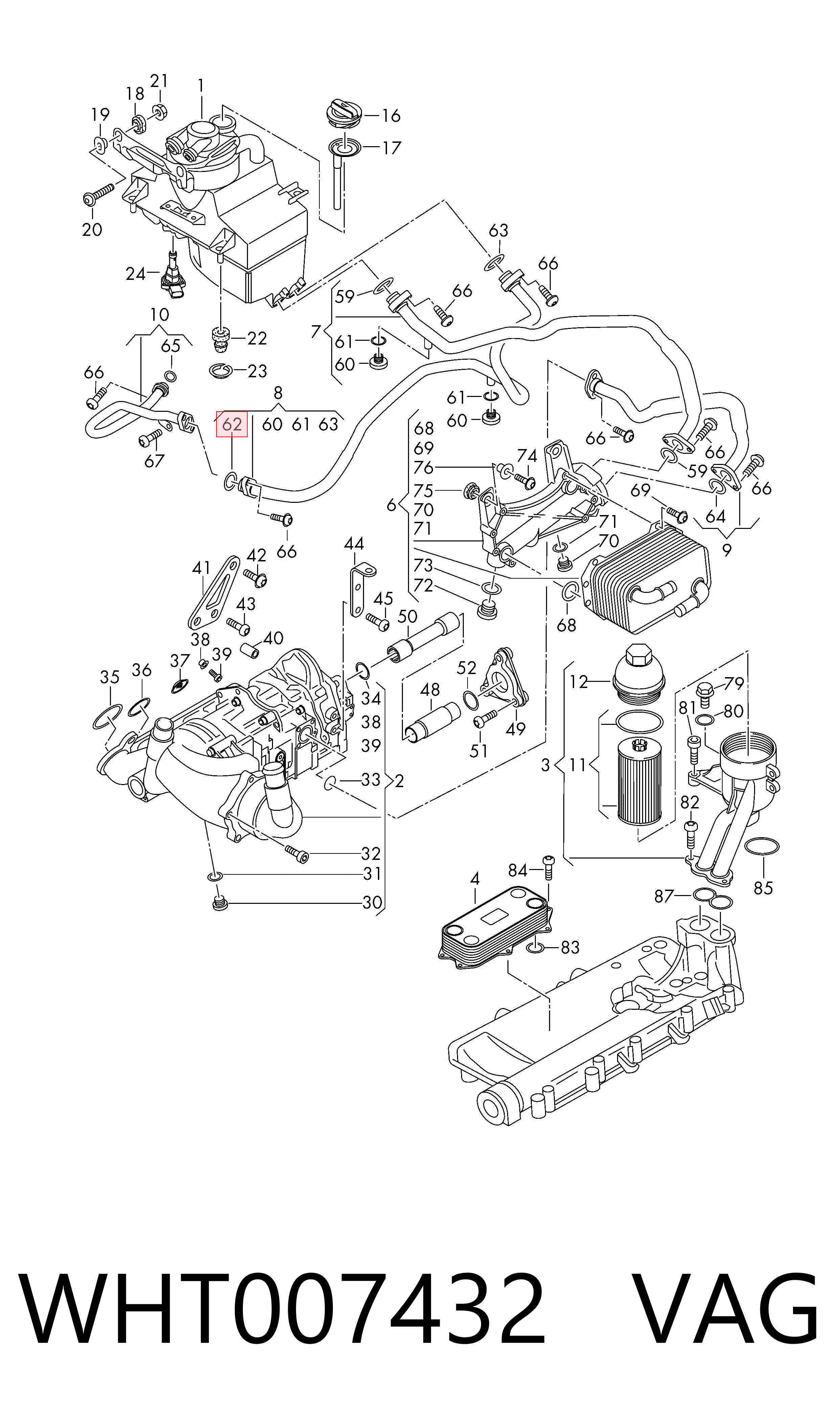  VAG WHT007432 preço, a partir de 2,42 USD