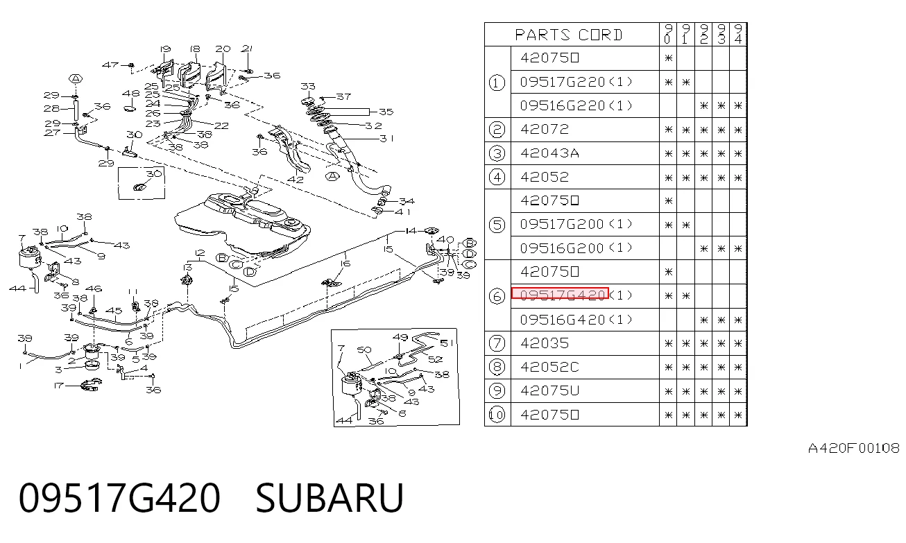 09517G420 Subaru
