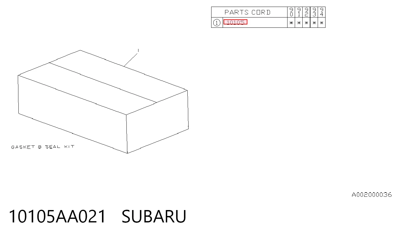 Kit de vedantes de motor completo para Subaru Legacy II BD, BG