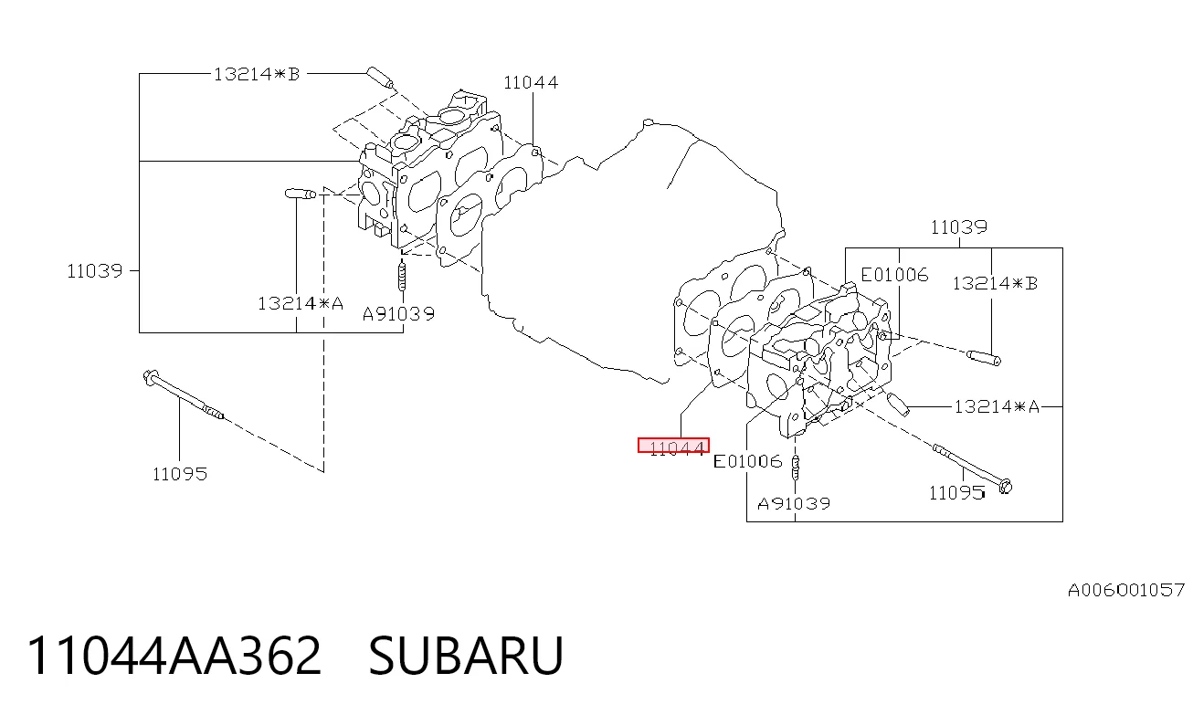 Compre Vedante de cabeça de motor (CBC) Subaru Legacy 2