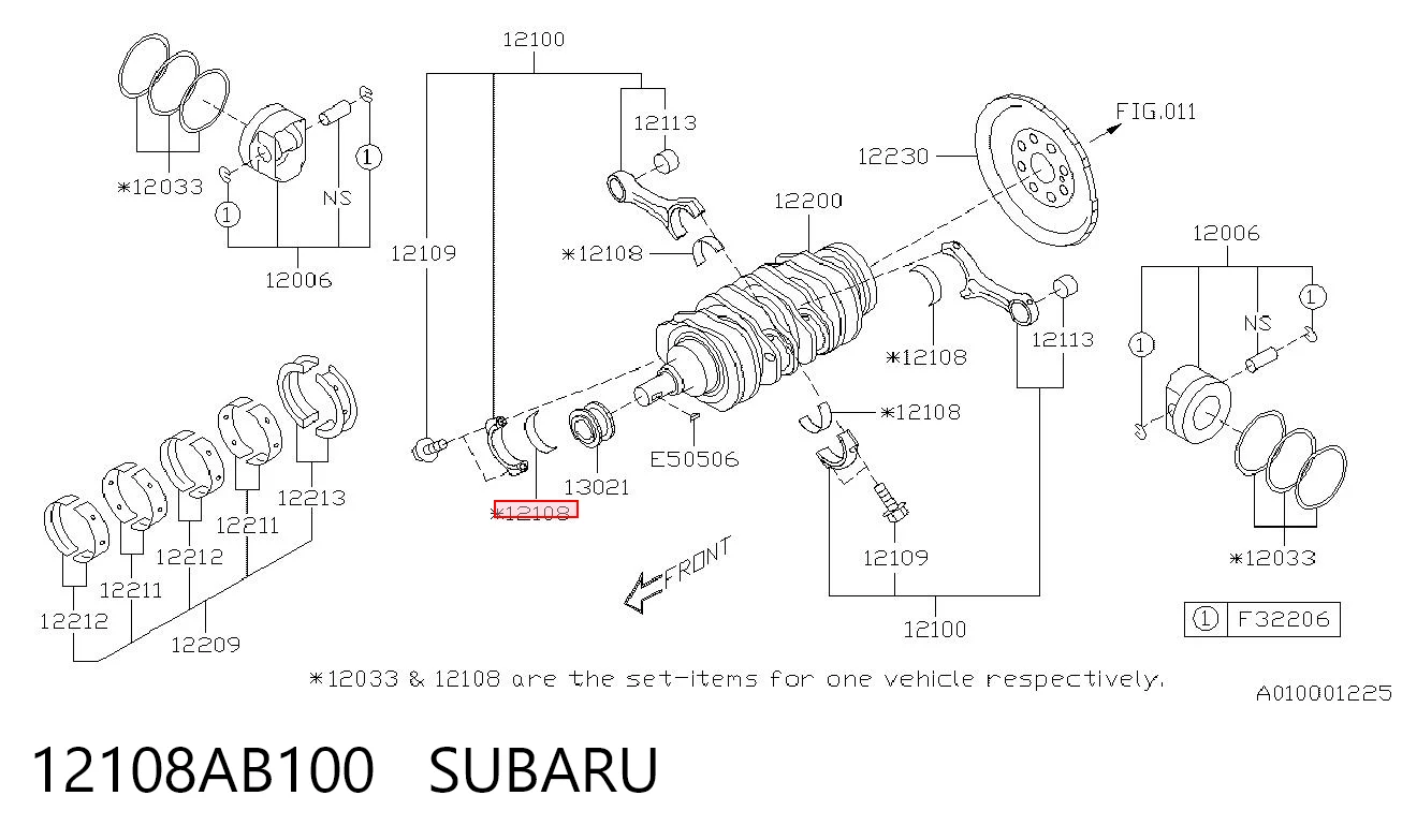 12108AB100 Subaru