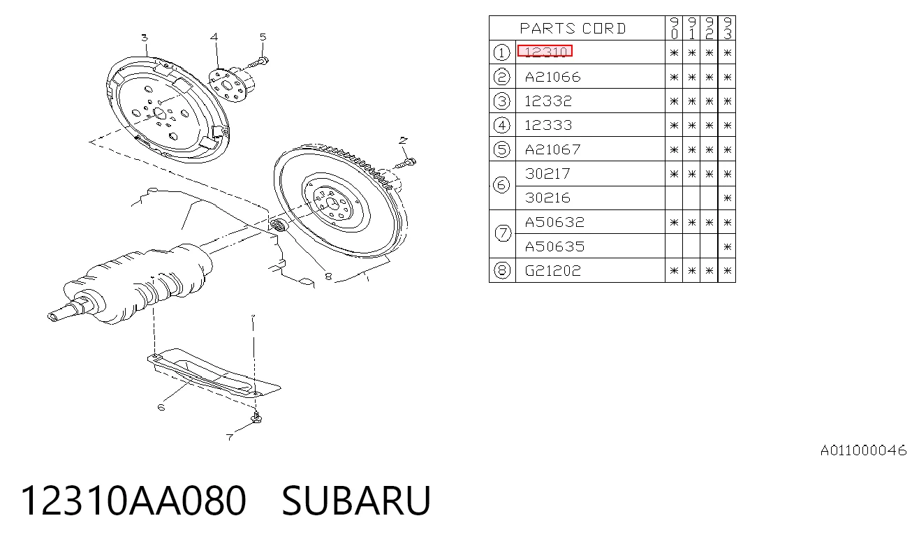 Volante de motor Subaru Impreza I GF