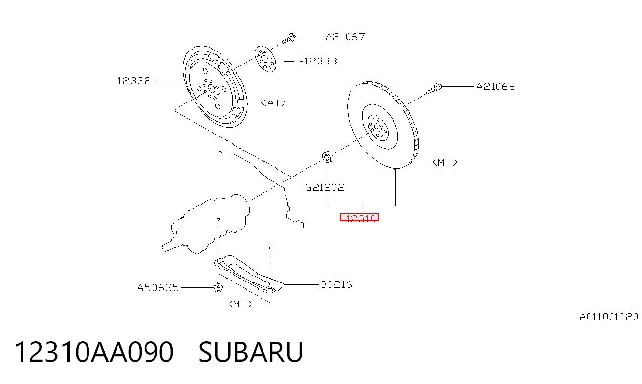 Volante de motor para Subaru Legacy II BD, BG