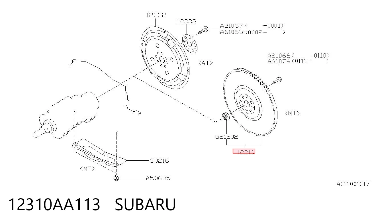 Volante de motor para Subaru Impreza GF