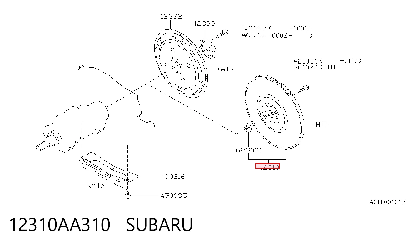 Volante de motor para Subaru Impreza GD