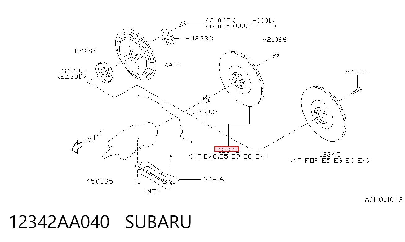 Volante de motor para Subaru Legacy III BE, BH