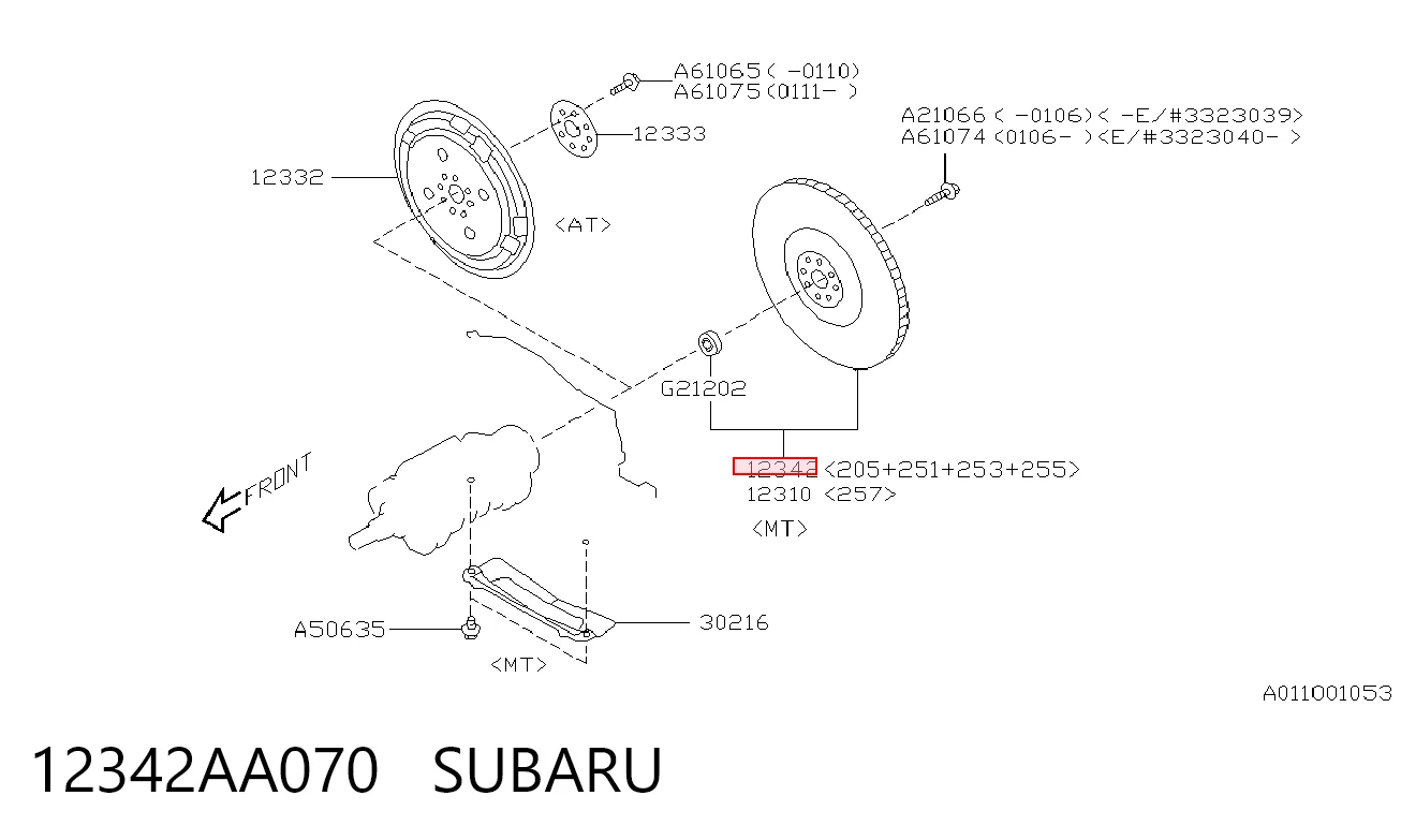 Volante de motor Subaru Forester II S11, SG