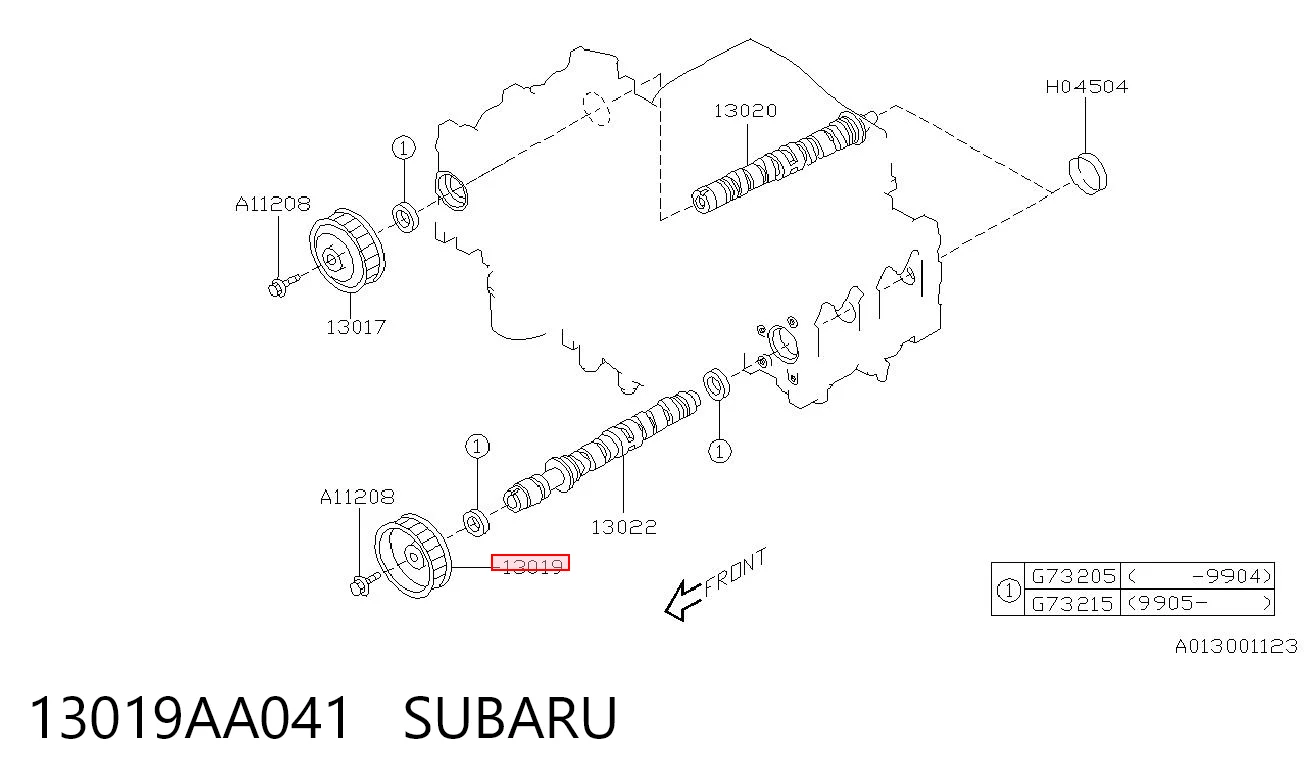 13019AA041 Subaru