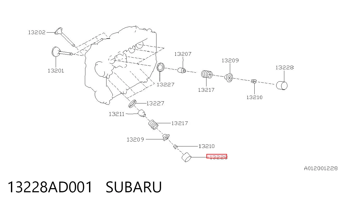 Compensador hidrâulico (empurrador hidrâulico), empurrador de válvulas Subaru Outback  B13, BP ao melhor preço
