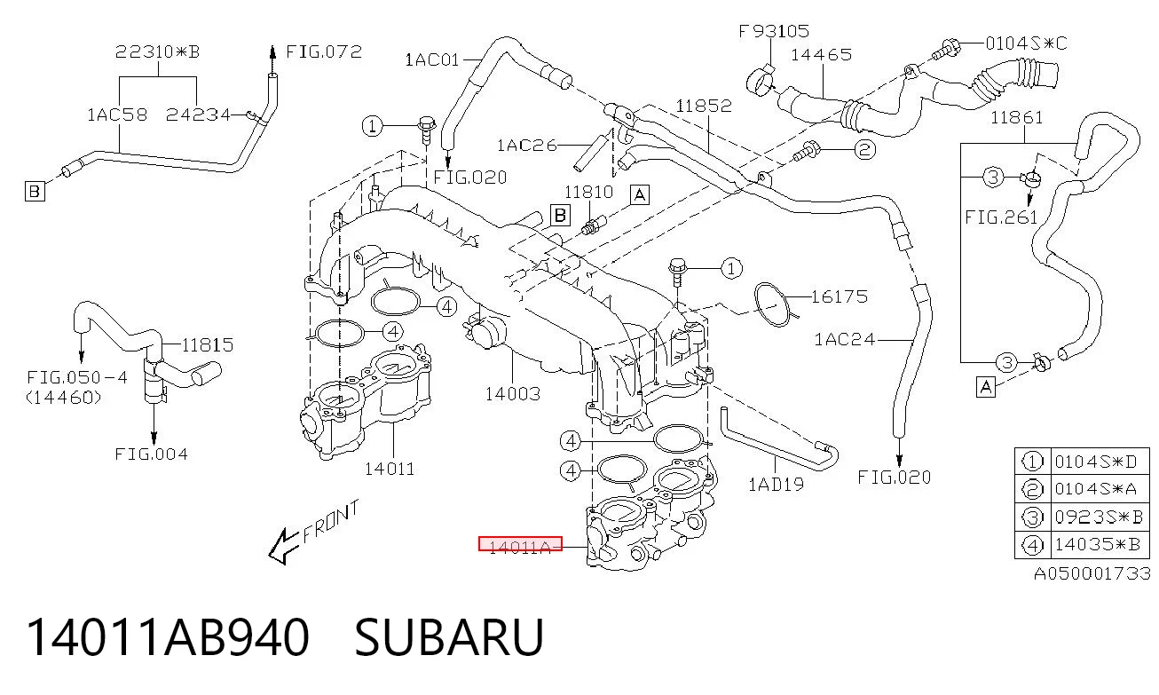 14011AB940 Subaru