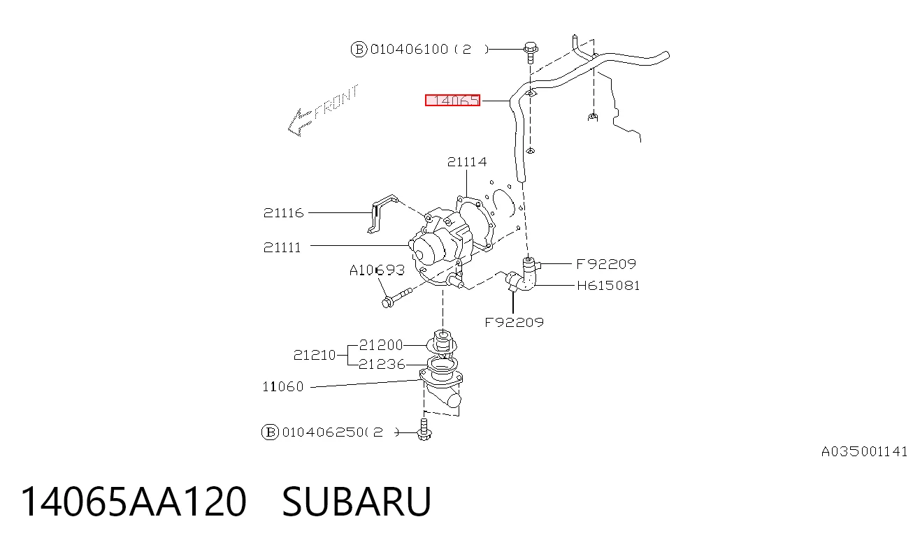 14065AA120 Subaru