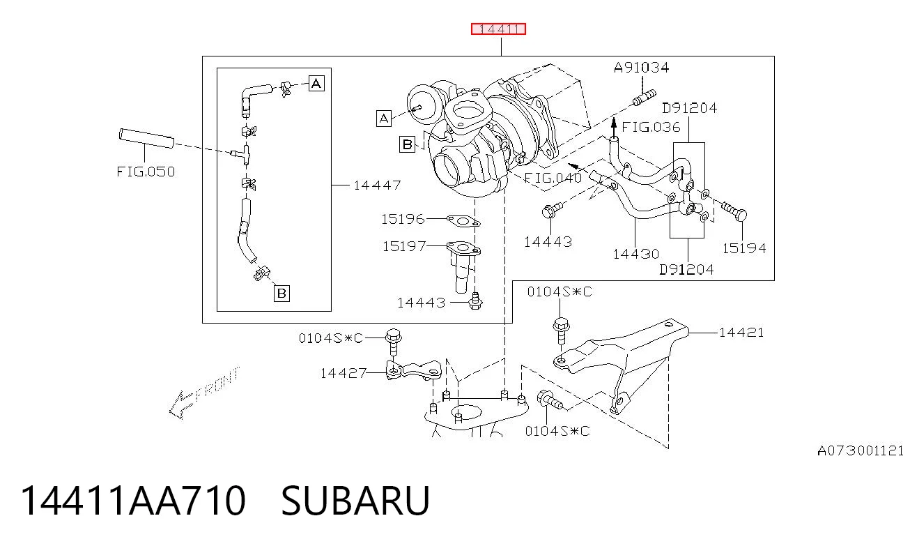  Turbina Subaru Impreza II sedan (GD) (1999 - 2009) II