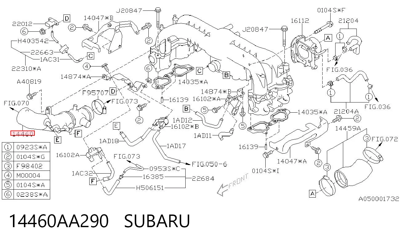 14460AA290 Subaru 