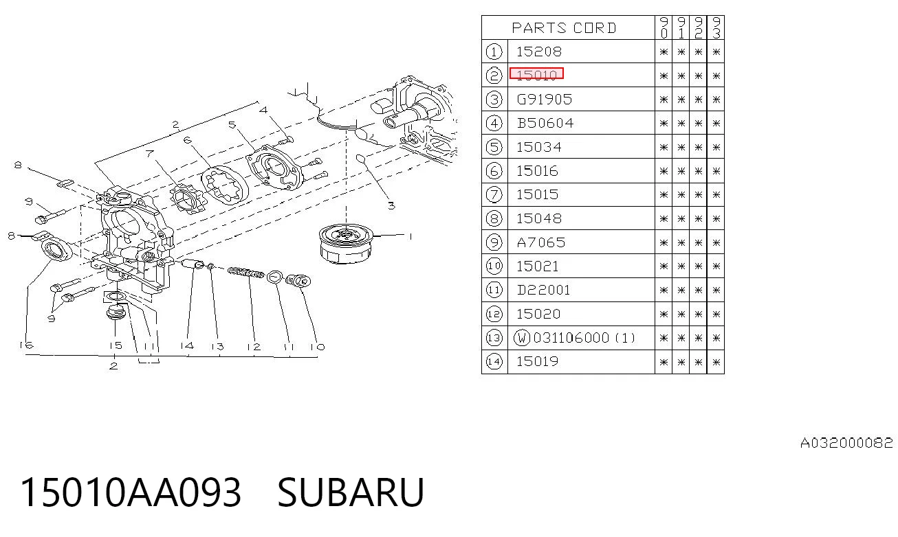 Compre Bomba de óleo Subaru Legacy 2
