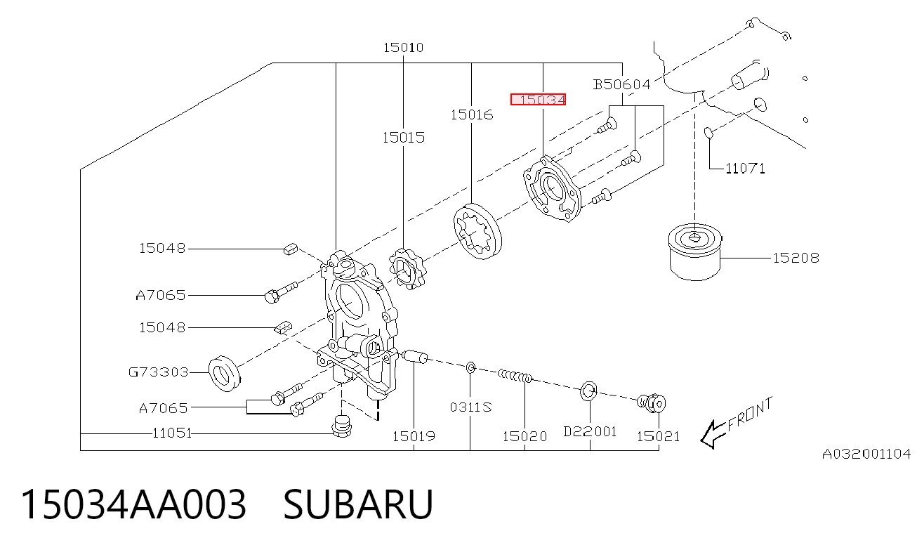 15034AA003 Subaru