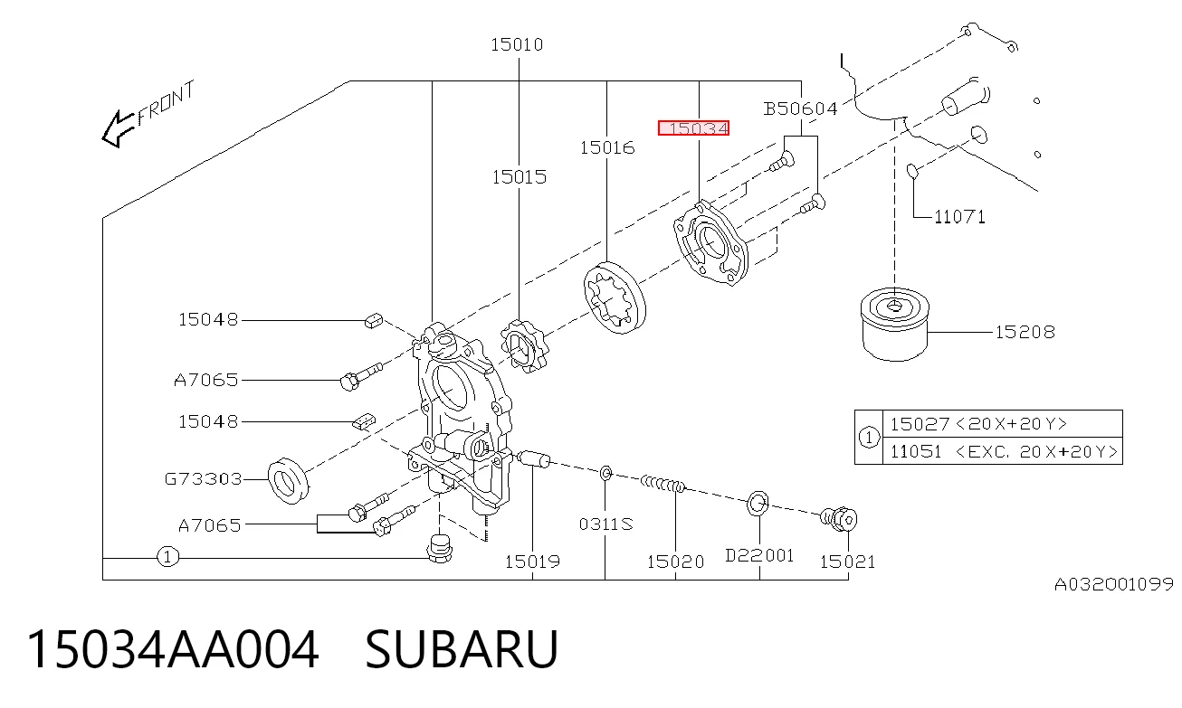 15034AA004 Subaru