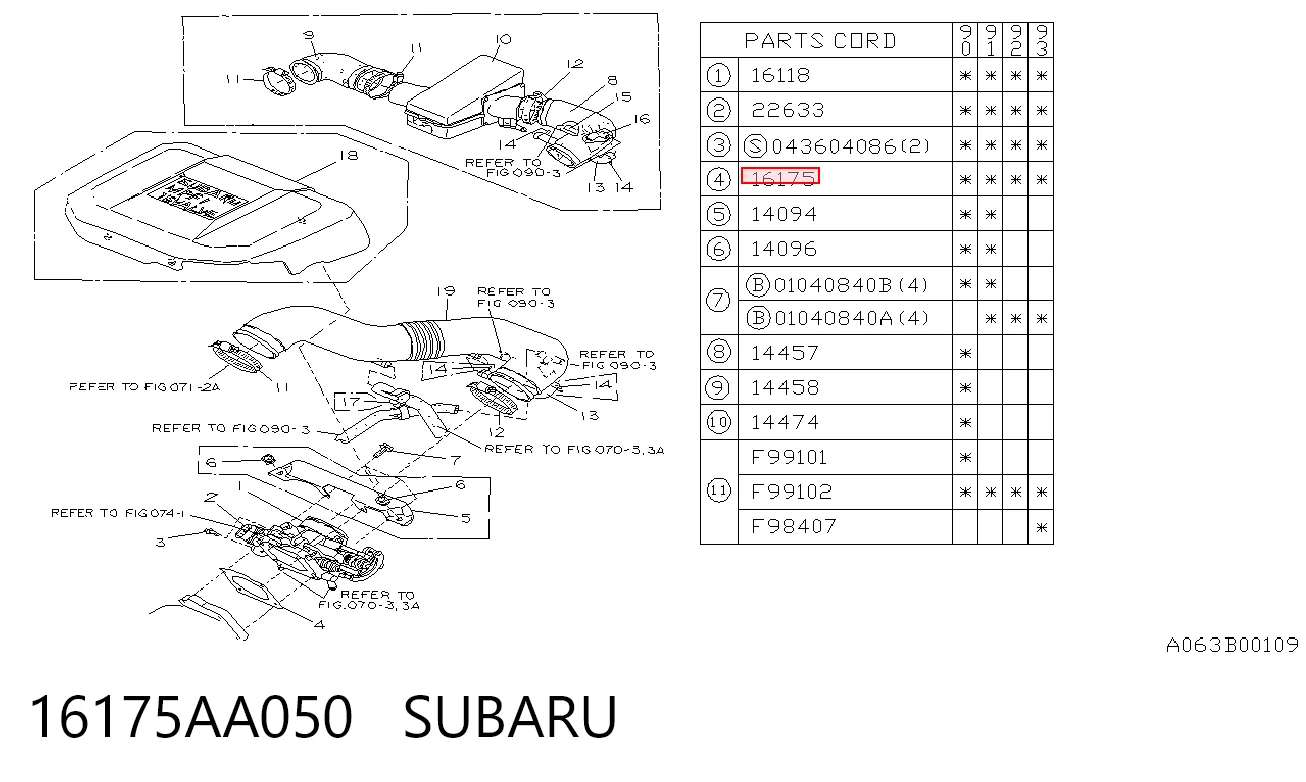 16175AA050 Subaru