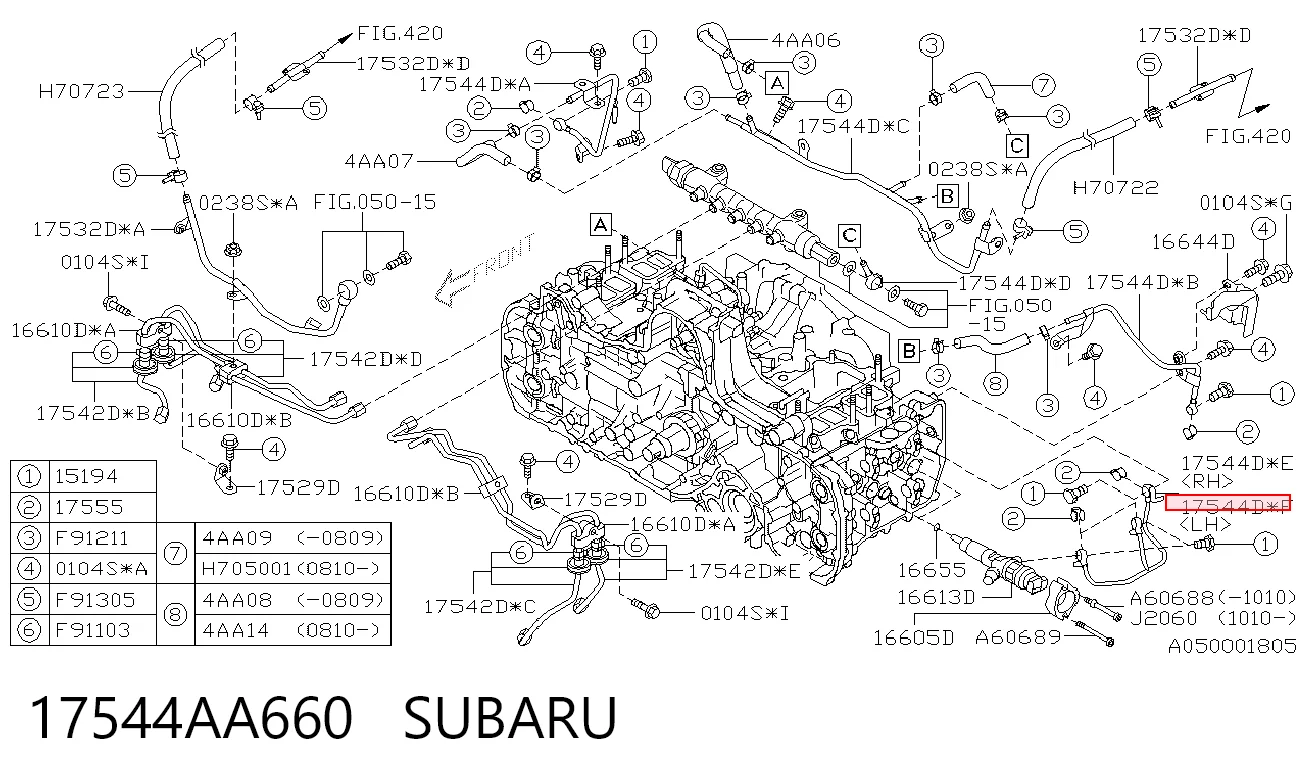 17544AA660 Subaru