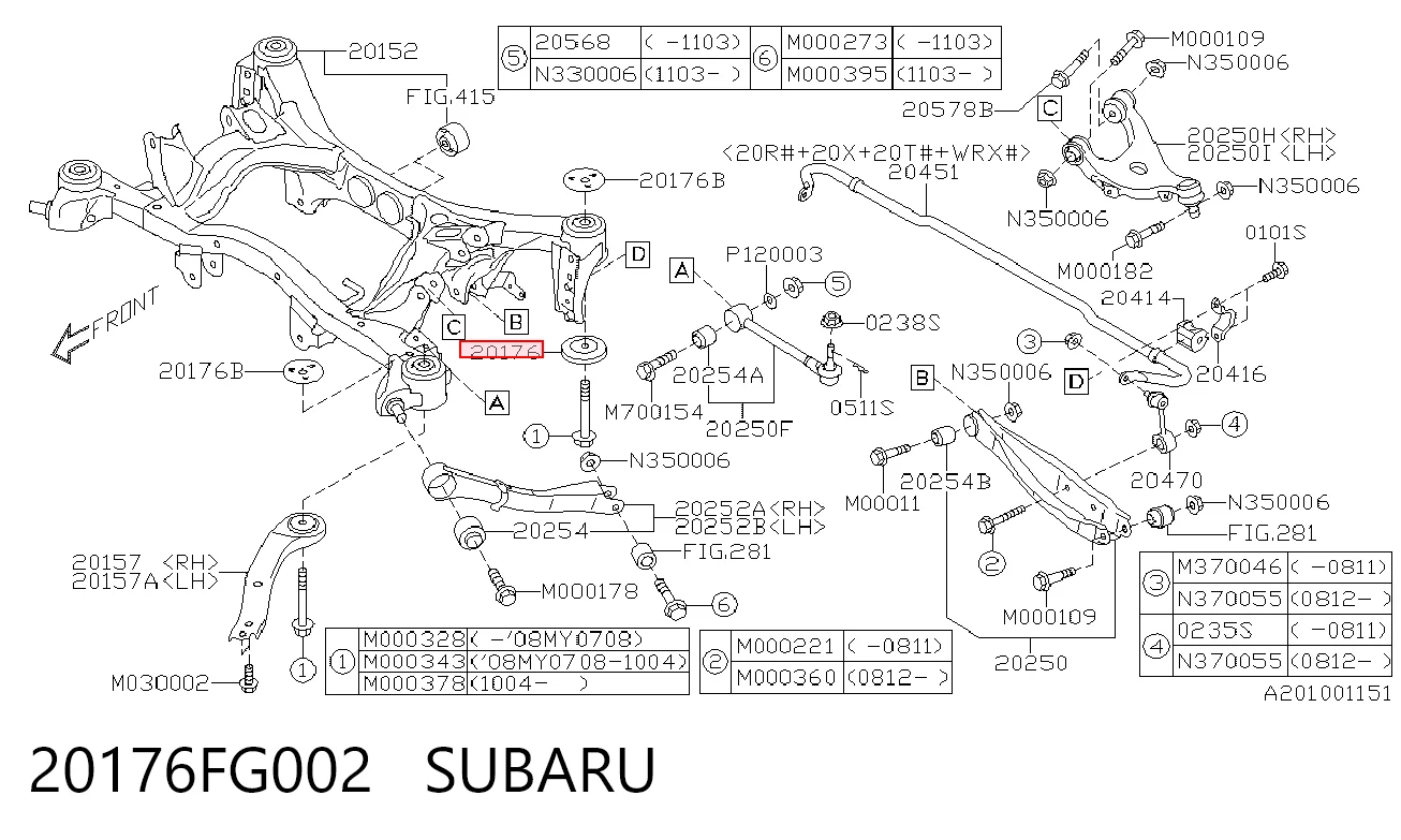 20176FG002 Subaru