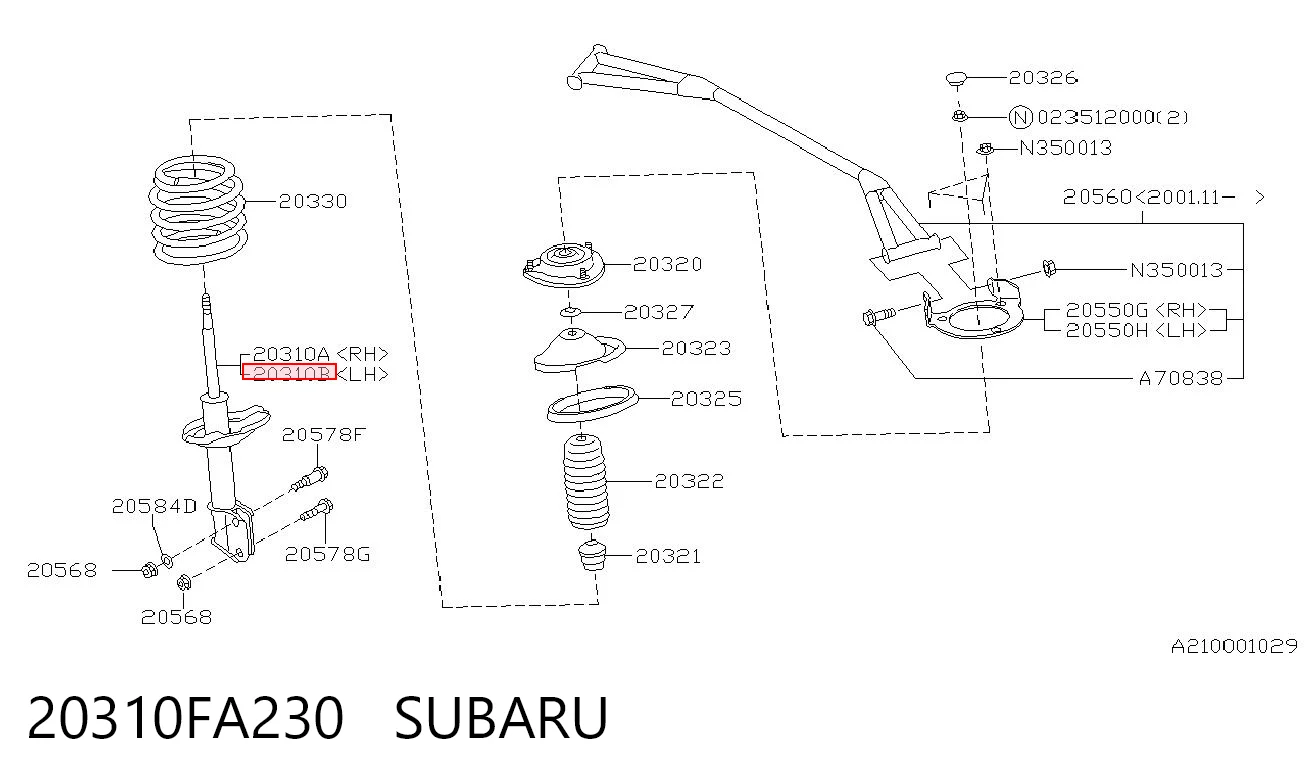 20310FA230 Subaru