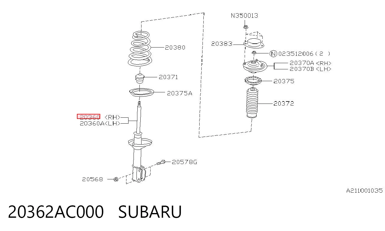 20362AC000 Subaru