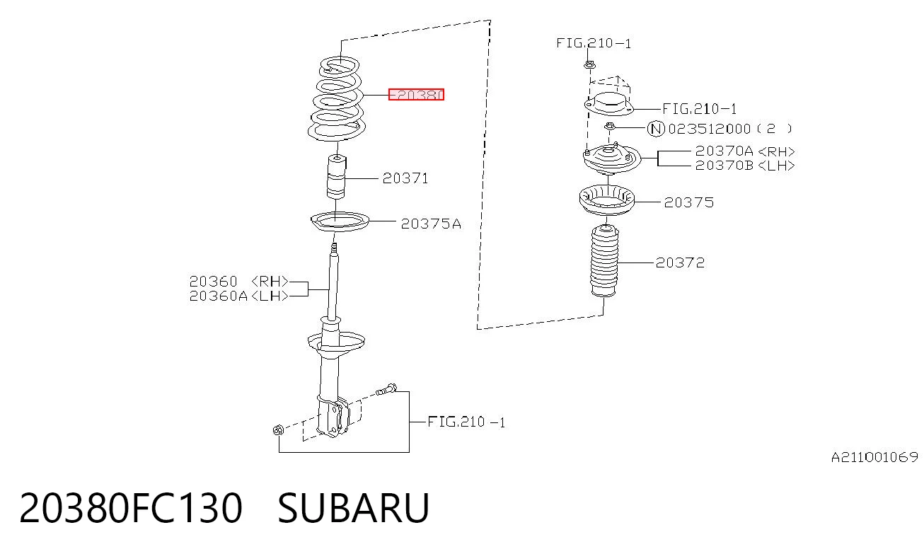 Mola traseira Subaru Forester I S10, SF ao melhor preço
