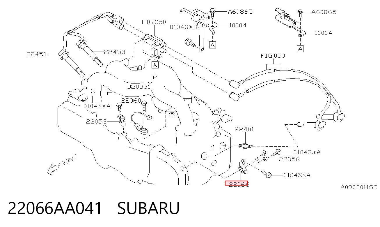 22066AA041 Subaru 