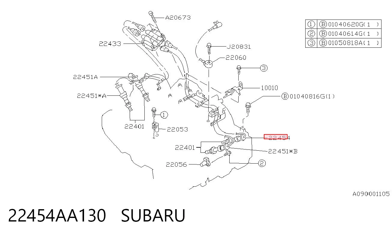 22454AA130 Subaru