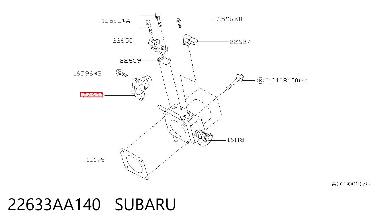 Compre Sensor de posição da válvula de borboleta (potenciômetro) Subaru Forester 1