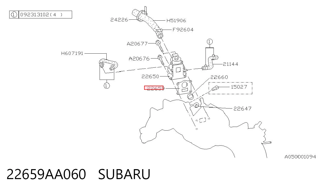22659AA060 Subaru 