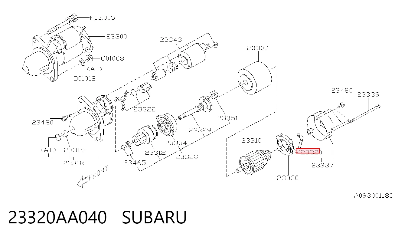 23320AA040 Subaru