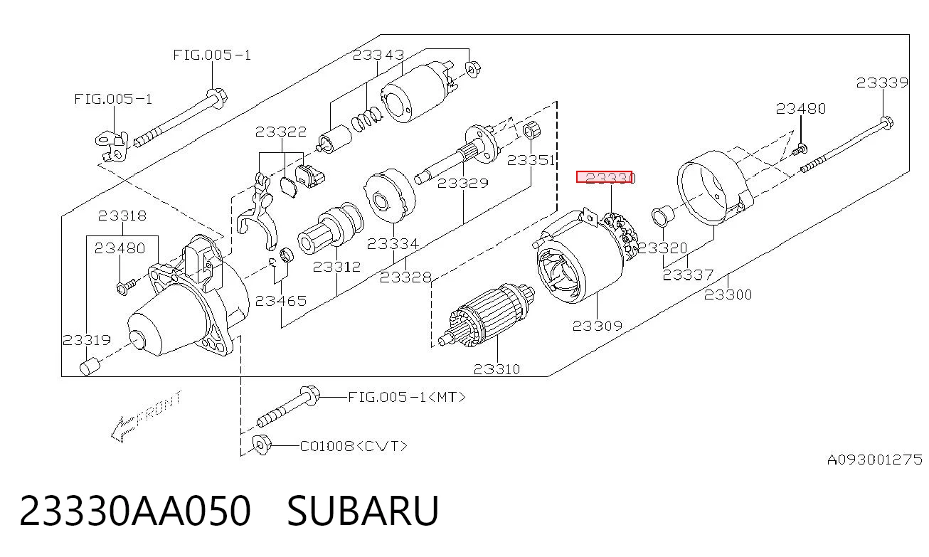 Escova do motor de arranco Subaru Forester IV S13, SJ ao melhor preço