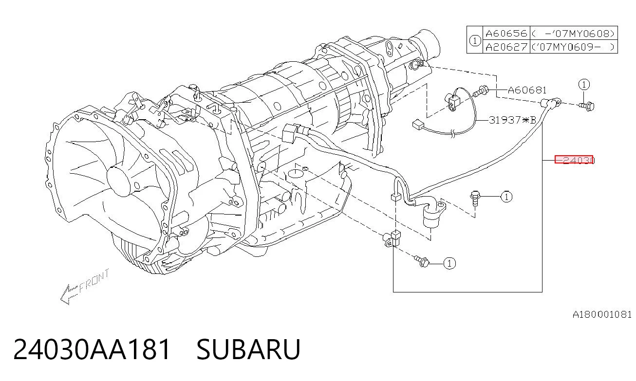 Sensor de velocidade Subaru Legacy IV B13
