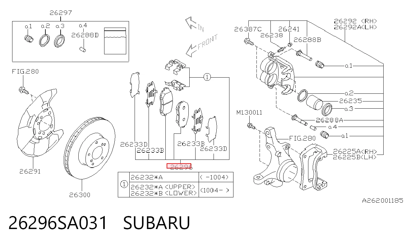 26296SA031 Subaru