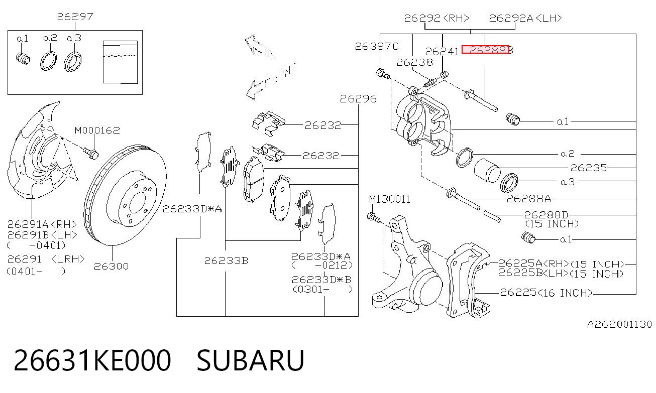 26631KE000 Subaru