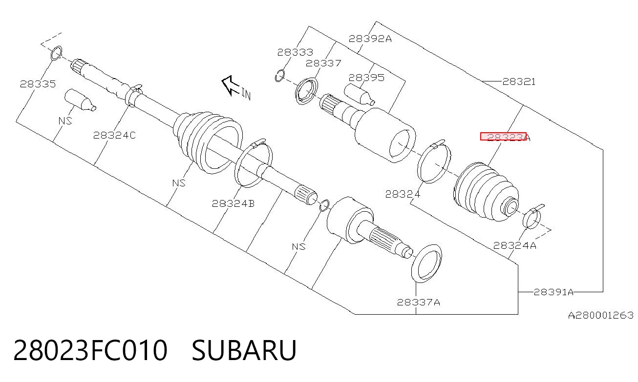 Bota de proteção interna de junta homocinética do semieixo dianteiro Subaru Forester preço, a partir de 13,42 USD