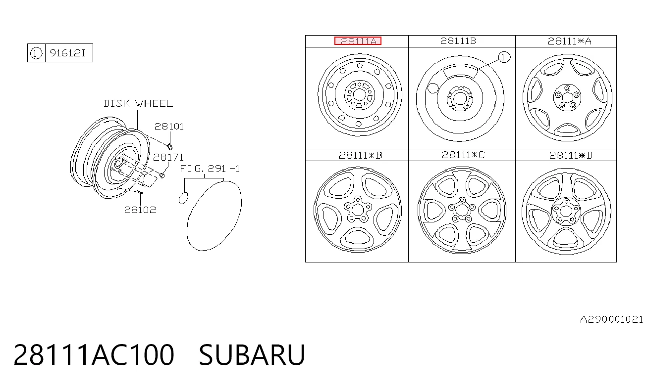 28111AC100 Subaru