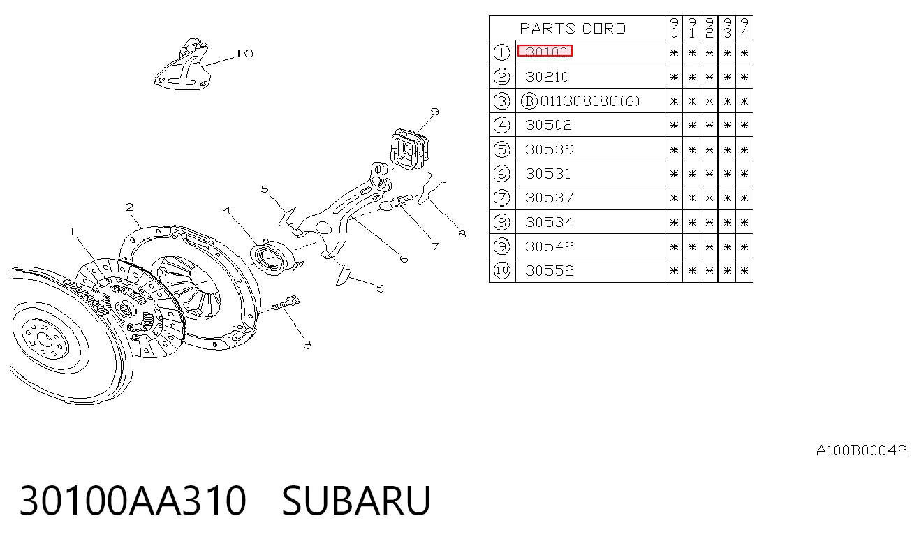 Compre Disco de embraiagem Subaru Legacy 1